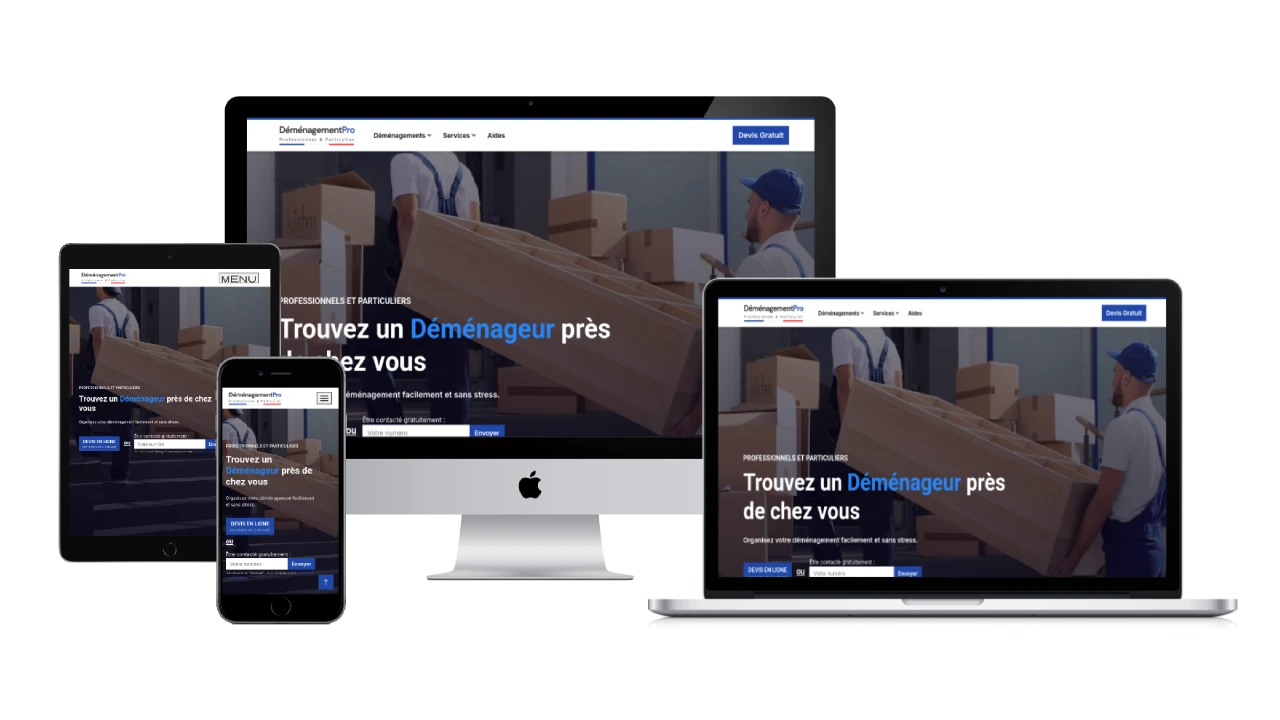 Site web de Déménagement Pro